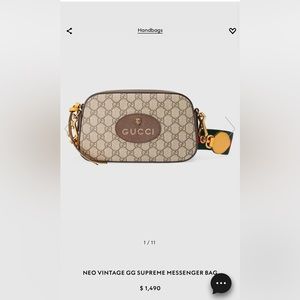 Neo Vintage GG Supreme Messenger Bag